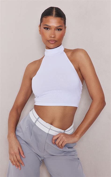 White Crop Tops 